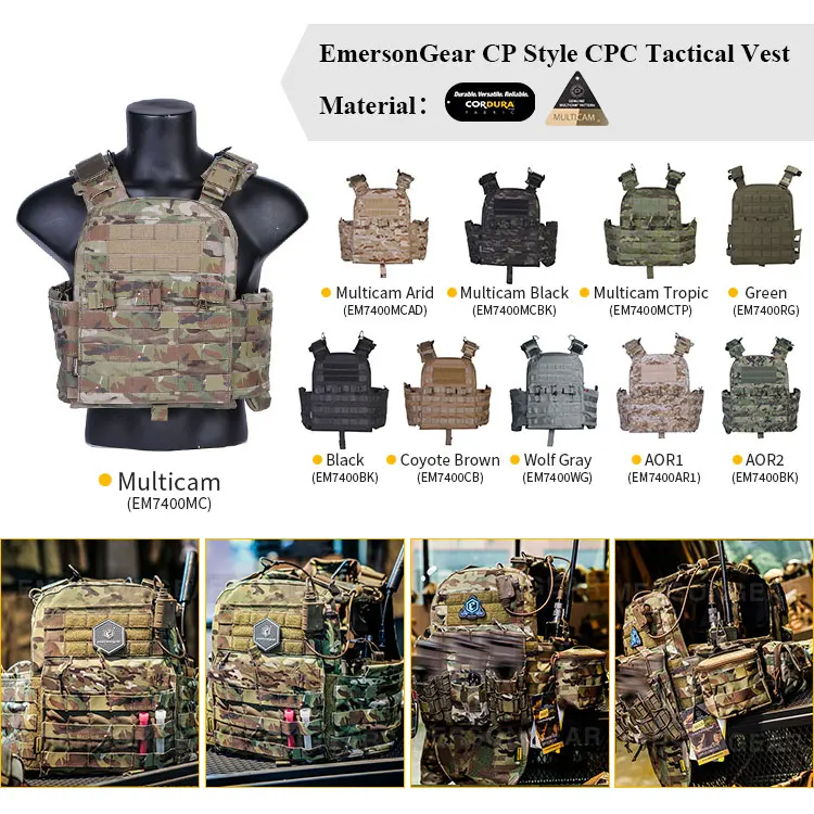 Emersongear Custom Tactical Gear Nylon Tactical Combat Vest Camouflage ...