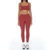 Soutien-gorge + legging rouge