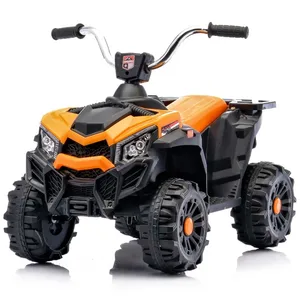 Electric Tricycle Scooter for Children 1-6 Years Old Off-Road ATV with Music & Lights Battery-Powered Kids Ride-On Toy Car