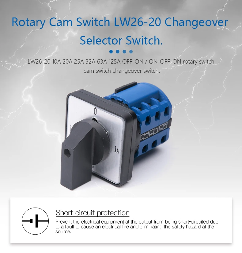 Rotary Switch Lw26s-20 Key Lock(ce Certificate) Cam Switch - Buy Cam ...