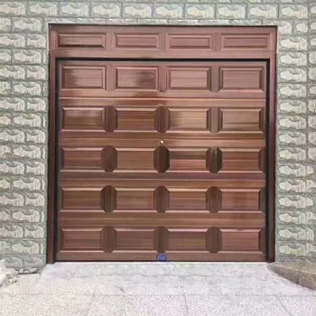 Modern Aluminum Alloy Electric Rolling Shutter Door Silent Villa Garage Swing Door Anti-Theft Remote Control Factory Direct