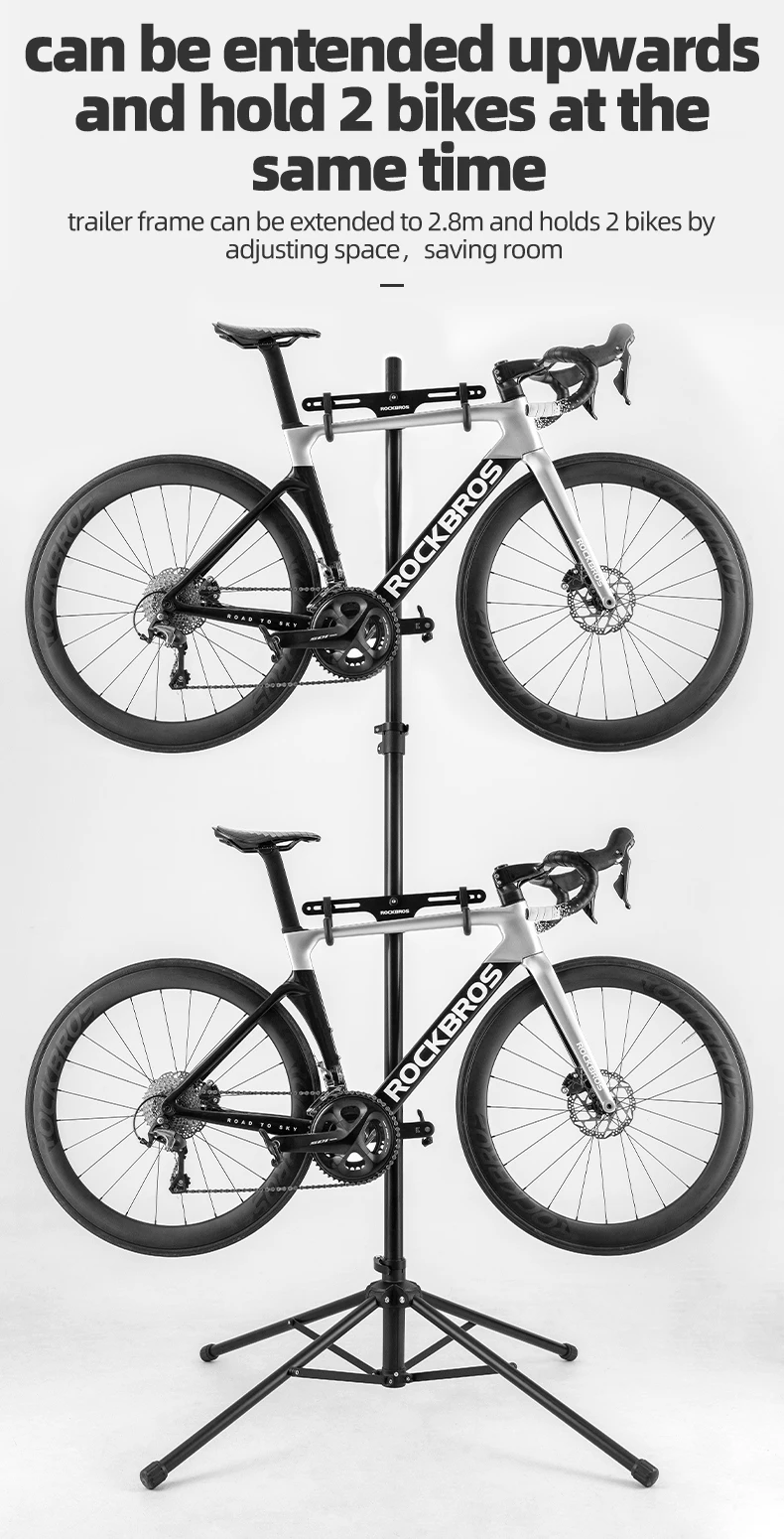 Rockbros Mtb Road Bike Bicycle Repair Rack Steel Iron Mountain Bike