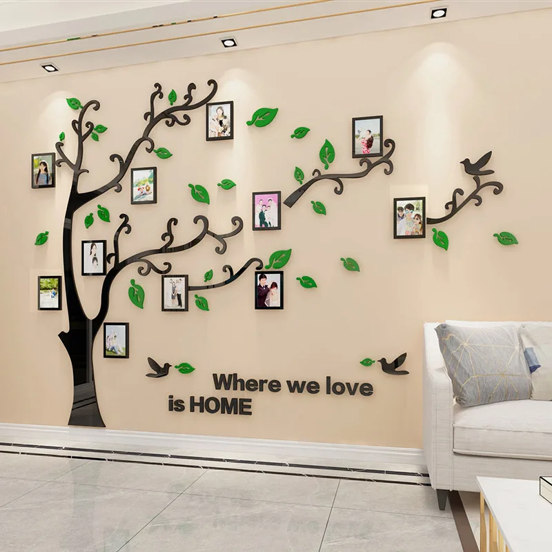 Adesivo Murale 3D Albero Fotorealistico: Decorazione Casa In PVC, Sticker Per Soggiorno E Cameretta