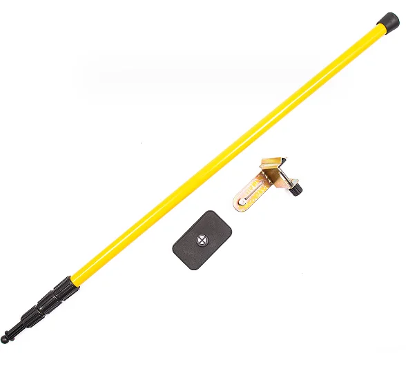 Trépied pour niveau laser, support de plafond, tige de nivellement pour niveau laser, perche télescopique avec 1/4\" et 5/8\"