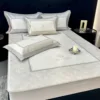 Fitted Sheet - Time Imprint - Light Camel