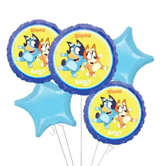 New Design Bluey Bingo Balloons - Bluey Birthday Party Supplies Balloon ...