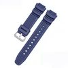 Bleu marine-boucle argent