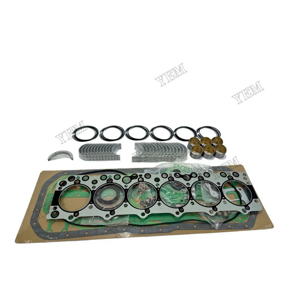 Overhaul Re-ring Kit Suitable for Isuzu 6BD1 Standard Size Engine Parts 6