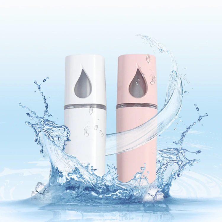 Портативный 20 мл розовый белый глубокий увлажняющий мини-нано-мистер паровой распылитель для лица паровой распылитель