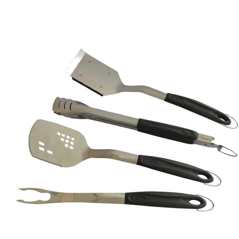 Sale black handle cooking utensils stainless steel kitchenware gift set