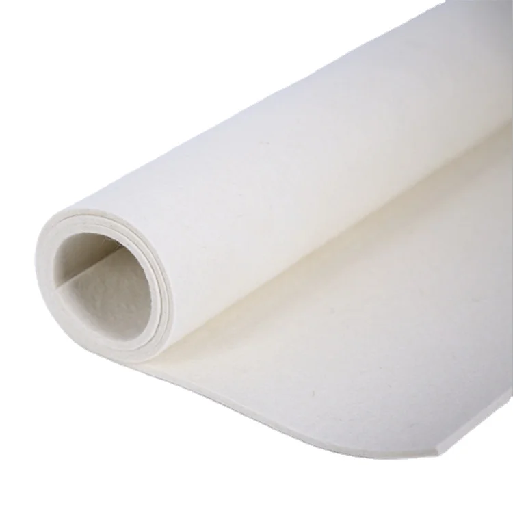 Изготовленный На Заказ промышленный прессованный шерстяной фетр толщиной 3 мм 5 10 100% белый фетровый