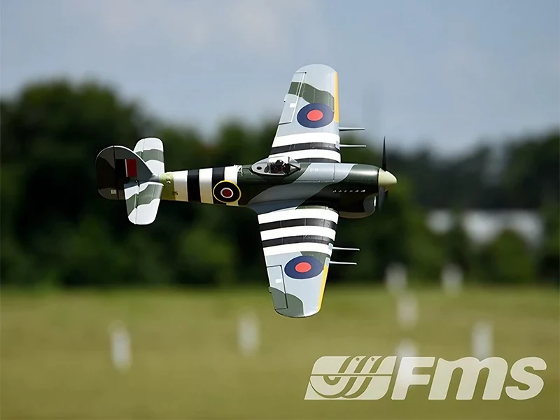 WWII RAF Hawker Typhoon by FMS - RC Airplane PNP Advanced Maneuvers