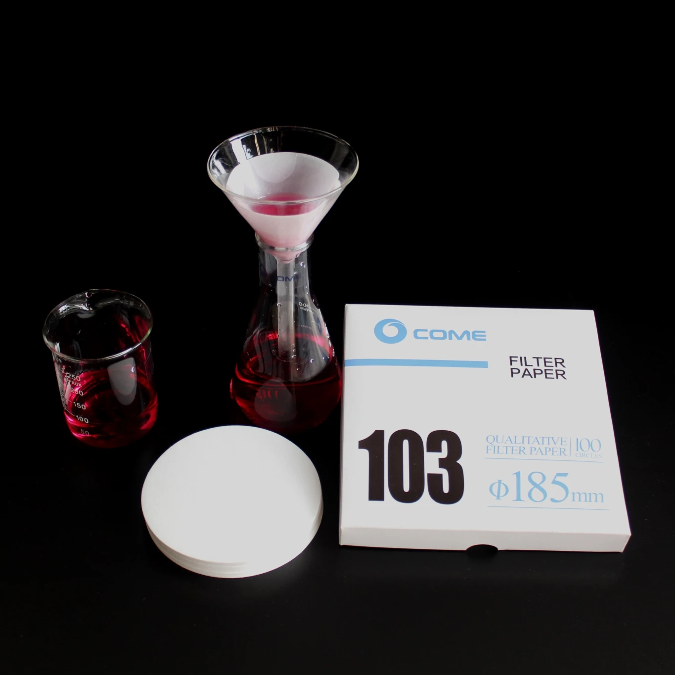 Qualitative Cellulose Hydrophobic Circle 185mm Filter Paper Replacement of Cytiva Filter Paper