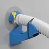 2 x support de tuyau-bleu