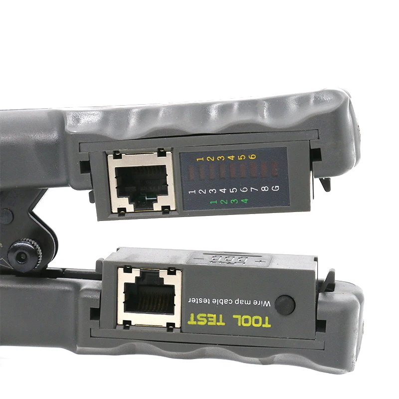 MT-8107 LAN Cable Tester Hand Tool Network Tester Tool 4P 6P 8P RJ45 Modular Plug Crimping Tool
