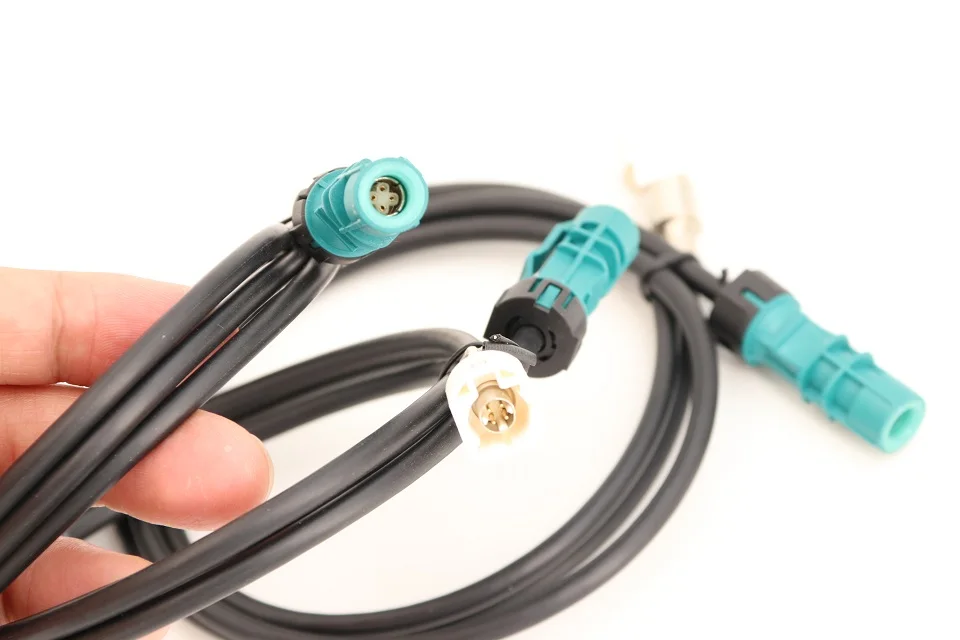 Good Quality Waterproof HSD Cables for Car Camera with Automotive Fakra Wire Harness 4 Pins