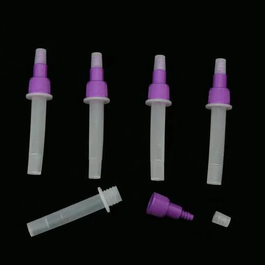 Lab Good Price Transparent Bho Purple Buffer Nucleic Acid Antigen Extraction Reagent Tube With Dropper