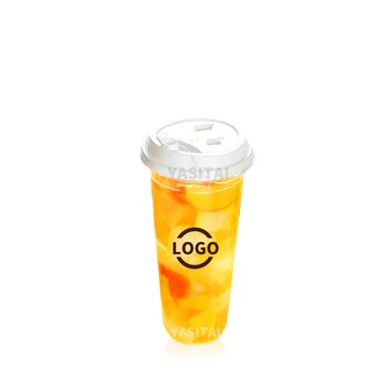 Disposable Custom Bubble Boba Tea Cup Disposable Logo Printed Clear Milk  Shake Plastic Cups - China PP Blister Cup with Lid and Bubble Tea PP  Blister Cup price