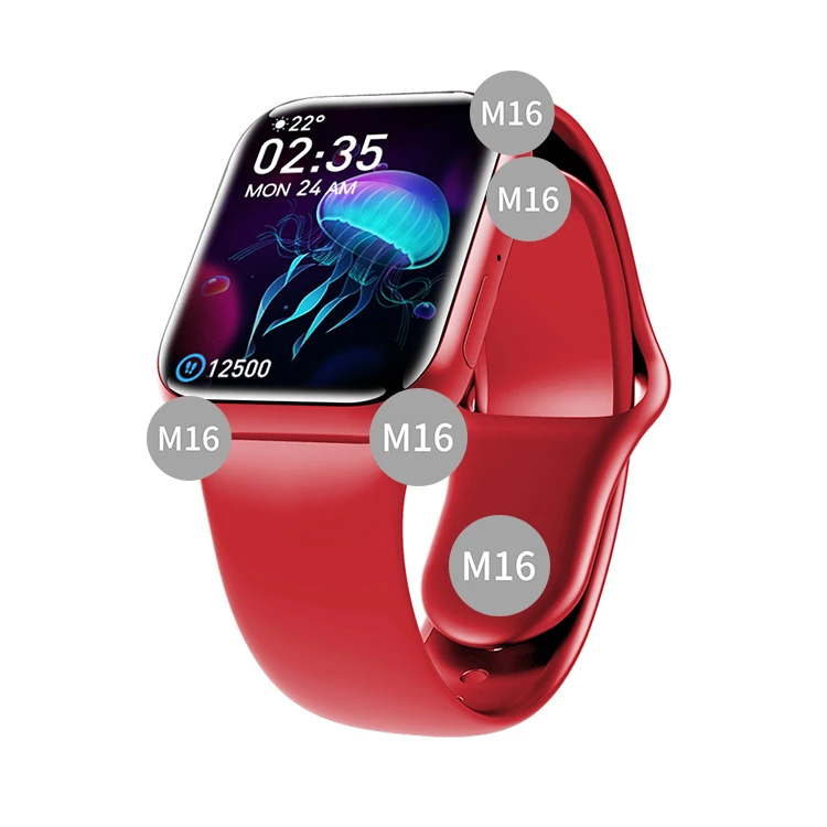 Смарт-часы WearFit pro Series 6 M16 plus, автоматические Смарт-часы с функцией отслеживания сердечного ритма, с приложением