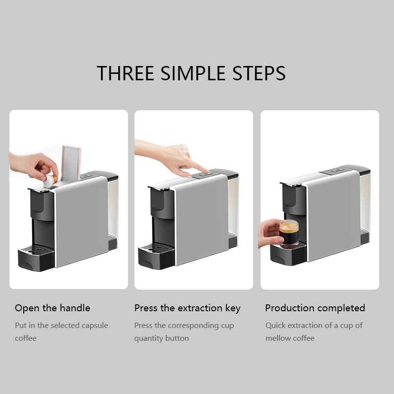 High Quality  Automatic Espresso Coffee Maker Capsule Coffee Machine