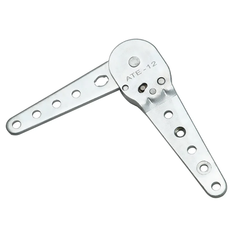 Heyous 90-Degree Sofa Ratchet Hinge – 5-Level Adjustable Folding Metal Bracket For Furniture (151x15mm, Silver)