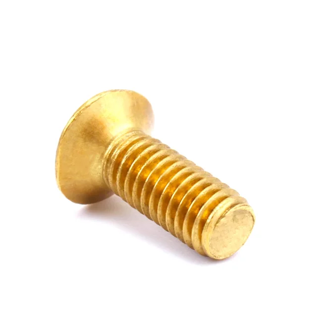 product factory customized flat head brass swivel screws high strength polished stainless steel phillips brass screws-62