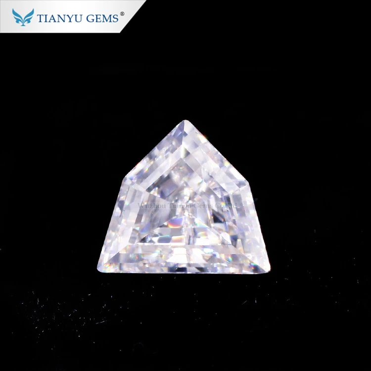 Tianyu gems 0.5ct side stone for ring special cut customized defvvs grade loose moissanite diamonds