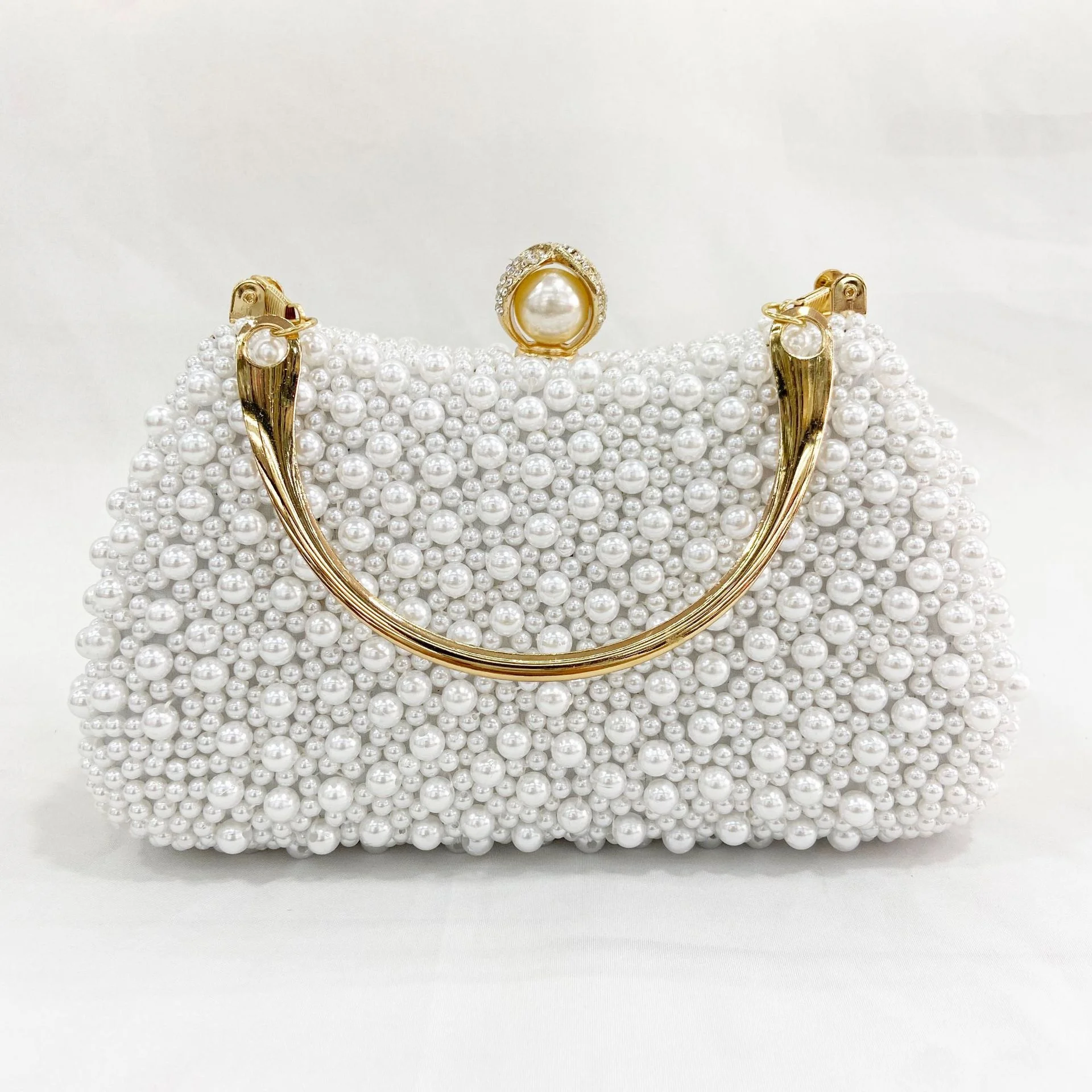 PURSEO Clutch Pearl Purses for Women Handbag Bridal Evening Clutch Bags for  Party Wedding / Dulhan Purse / Ladies Purse Gorgeous Vintage Beaded
