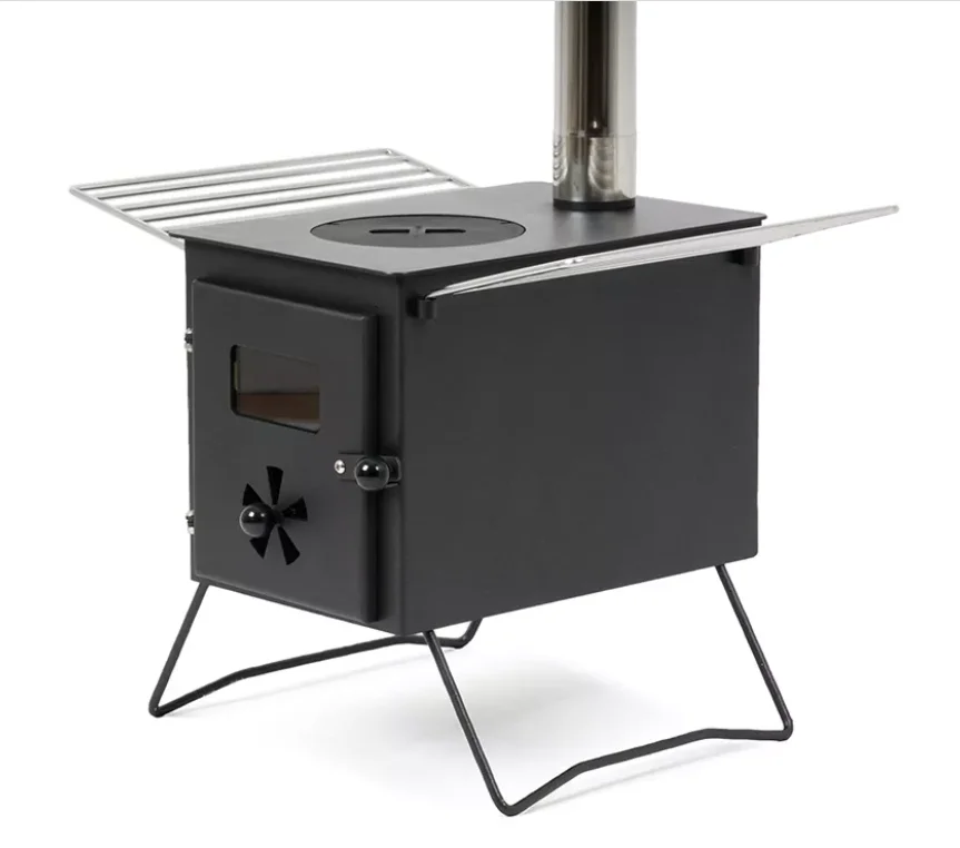 Wholesale Wood Tent Stove With Large Firebox Portable Wood Cook Stove