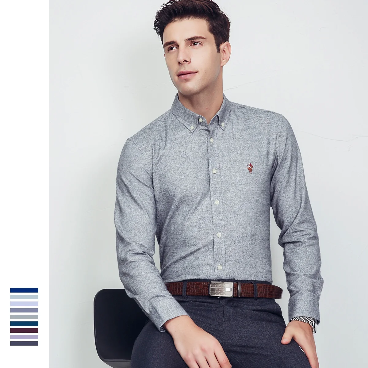 solid color flannel shirt
