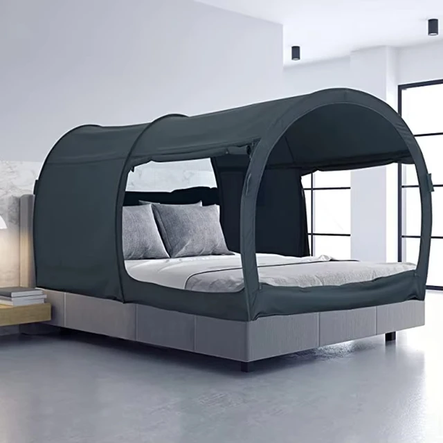 Factory Direct Sales High Quality Dormitory Tent 2 People Bed Easy Folding King Breathable Indoor Double Sleeping Adult Tent