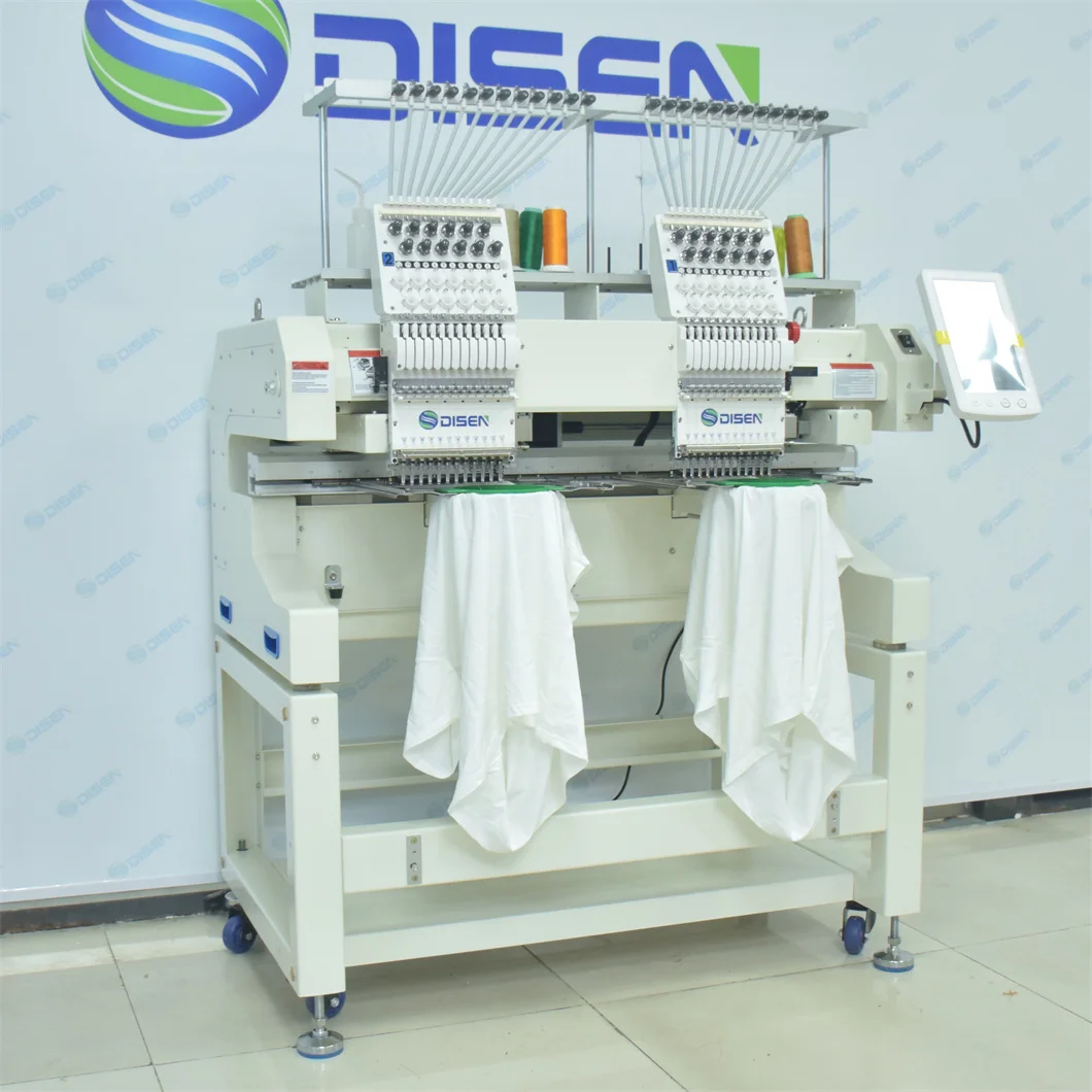 Disen Two Head Computerized Embroidery Machine - 12 Needles