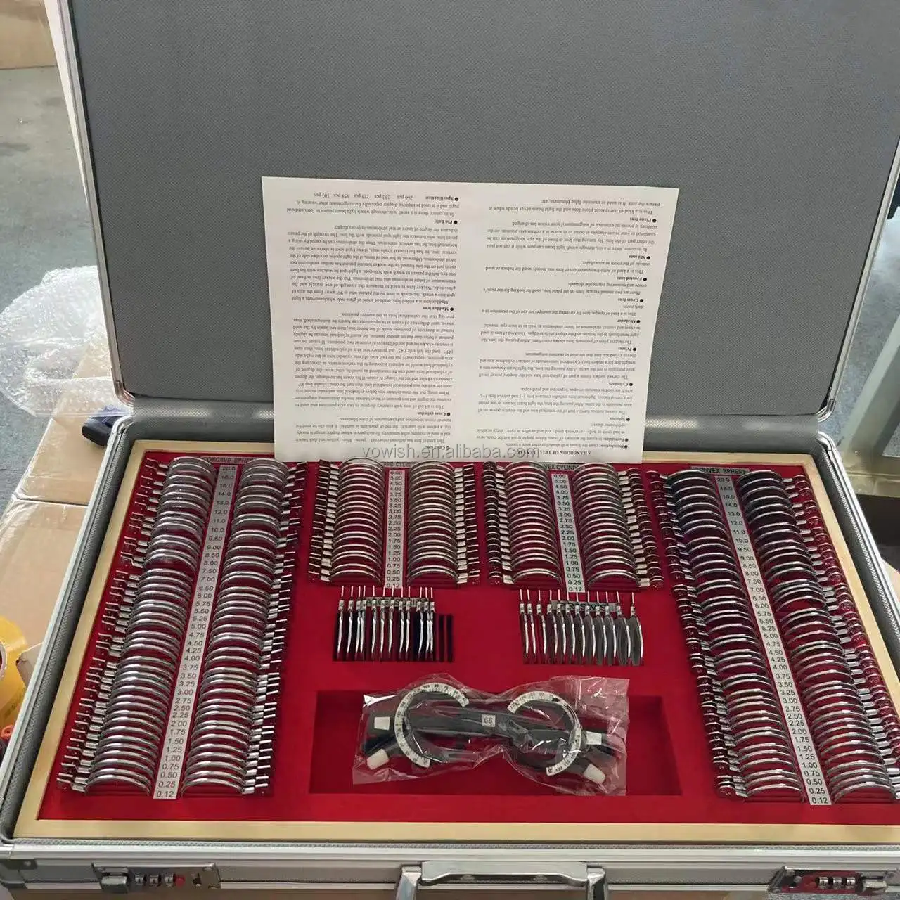 Eye Testing Box Optical Optometry Instrument Trial Lens Set TLS-266