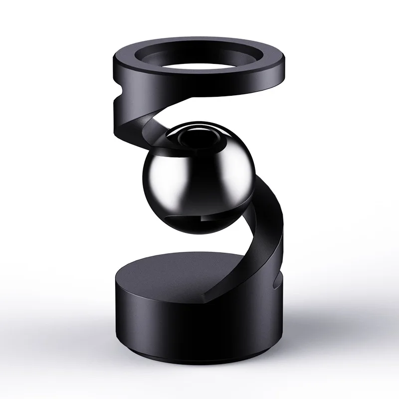 Jouet De Bureau Anti-Stress Défiant La Gravité - Sculpture Cinétique Rotative, Gyroscope Suspendu, Pour La Concentration