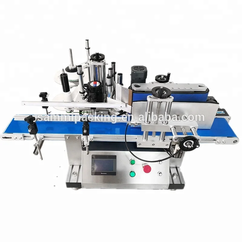 Semi-Automatic Round Bottle Labeling Machine with PLC Touch Screen and 1 Year Warranty for High Accuracy Space Saving Operation