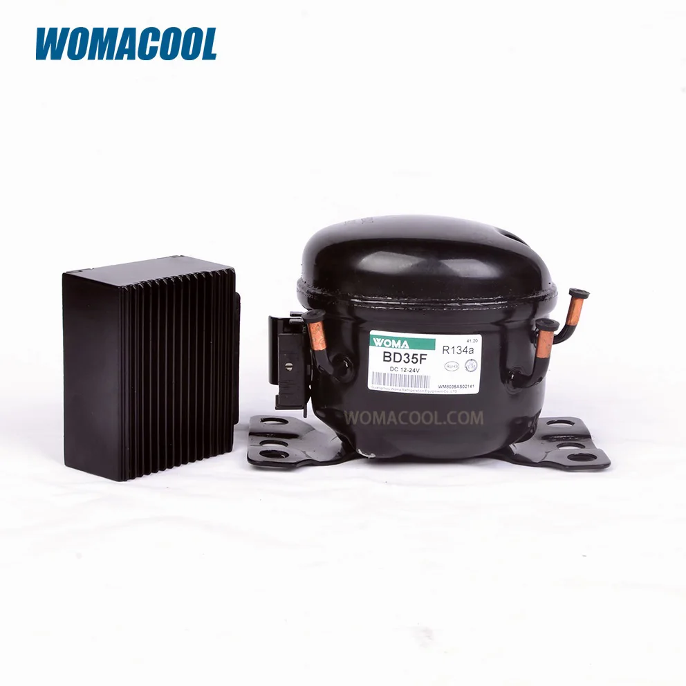 Womacool Dc Compressor 12/24v Bd35f R134a Refrigerator Compressor For ...