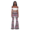 Pink boho palazzo pants plus size