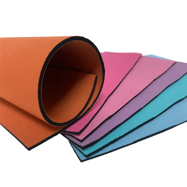 Wholesale Multi Colors Customized Neopreno Material 2MM 3MM 5MM Thickness Neoprene Textile Fabric