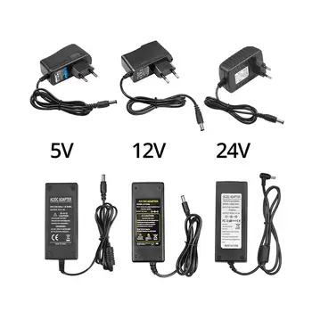 Universal EU US Plug Switching Adapter AC 220V-240V To 5 V 12 V 24V Volt Power Supply DC 5V 12V 24V 1A 2A 3A 5A Power Adapter