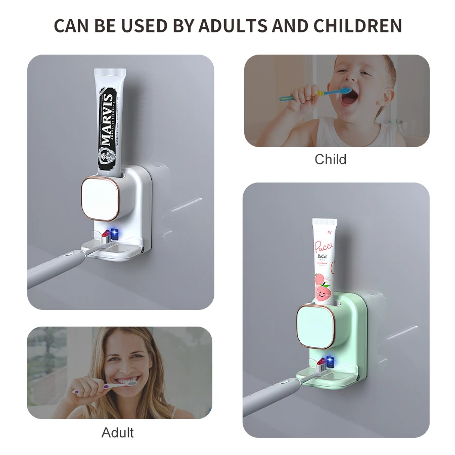Automatic Electric Toothpaste Dispenser Toothpaste Squeezer Dispenser