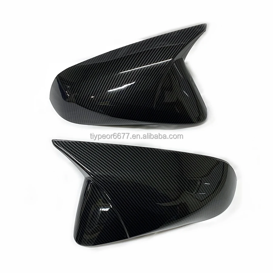 product tiypeor rearview caps rear side mirror cover trim for lexus nx speed style assembly retrofit abs carbon fiber-5