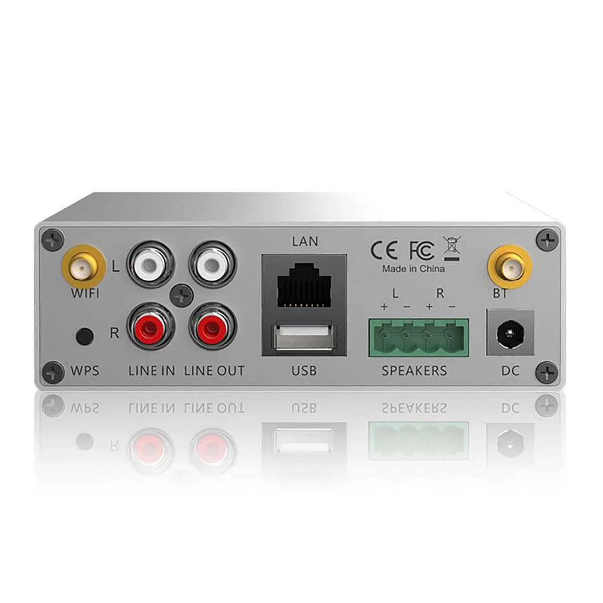 A50 Mini Home WiFi Receiver HiFi Power Stereo Class D Digital Multiroom Network Audio Amplifier with Usb