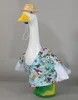 Goose suit blue Hawaiian style