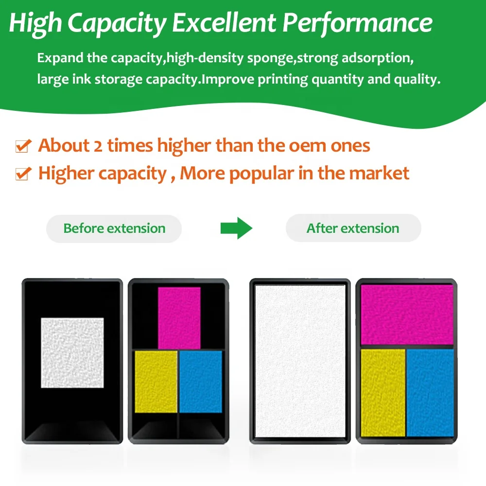 INK-POWER 67 XL 67XL Premium Black Remanufactured Color Inkjet Ink Cartridge for HP HP67 HP67XL Deskjet 1200 2255 2330 Printer