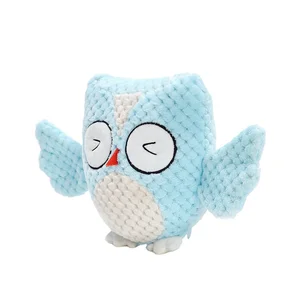 Factory Wholesale Custom Cute Owl Animal Stuffed Toy Filled with PP Cotton