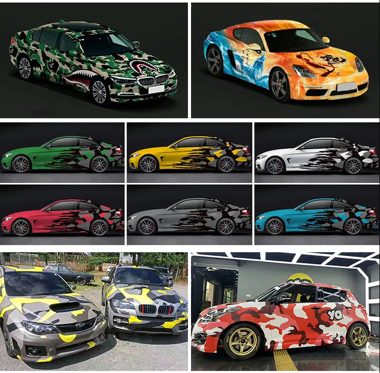 Factory Direct Sales Automotive Decoration Car Film Custom Stickers