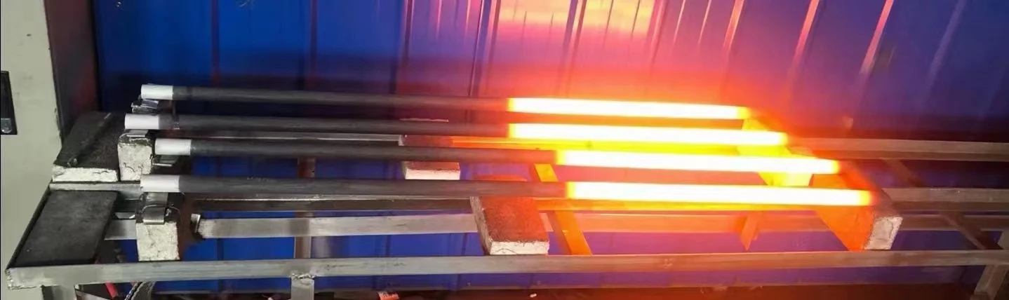 1400°C 1500°C 1600°C Electric Resistance High Temperature Double Spiral Type Silicon Carbide Sic Heater Heating Element For Furnace