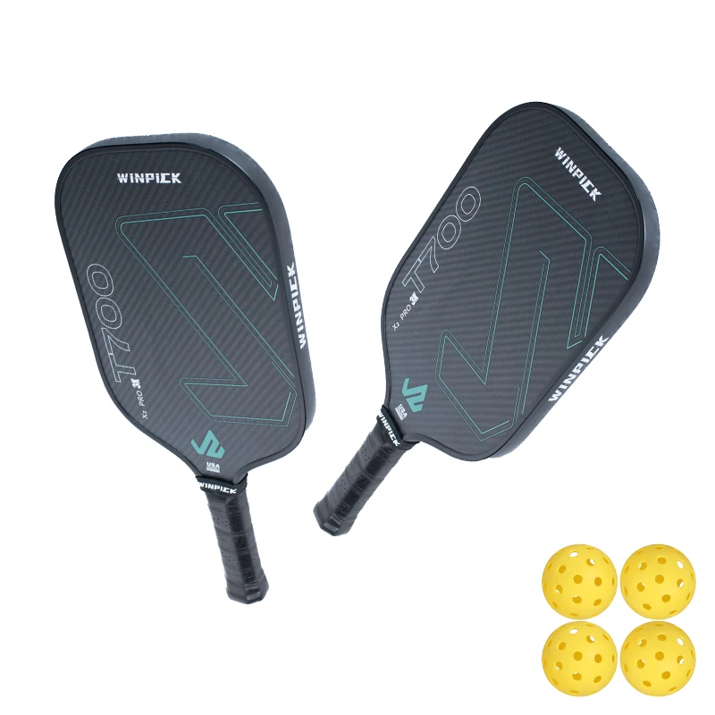 High Quality Pickleballs Paddle Raw T700 Carbon Fiber Pickleball Paddle ...