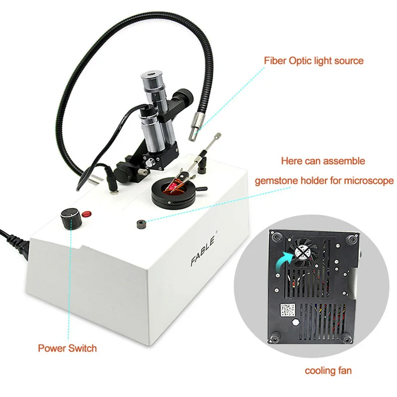 Gemstone Identification with Fable Spectroscope - 400-700nm