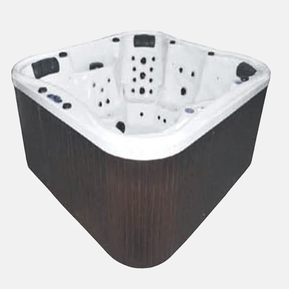 Hot Tub Outdoor Constant Temperature Bath Multifunctional Massage Bathtub with Pillows